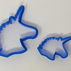 Einhorn Ausstechform Set von 2, Keks, Gebäck, Fondant Cutter
