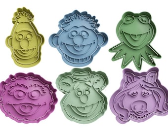 Muppets Cookie Cutters + insert - approx. 8cm