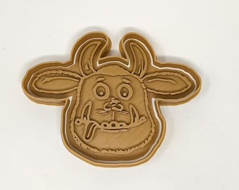 Gruffalo head Cookie Cutters + insert