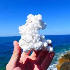 204 Calcite Crystal Cluster Mineral Specimen White Popcorn