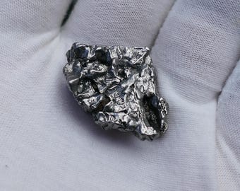 Meteorito de hierro Campo del Cielo – Ejemplar natural de Argentina / Auténtica roca espacial coleccionable 18.4