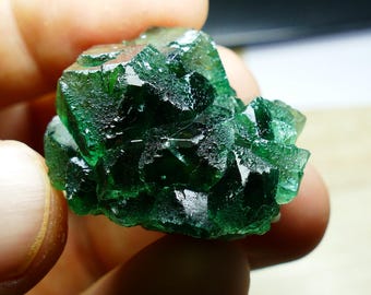 High Grade Green Fluorite Specimen from Erongo Namibia, 21.2