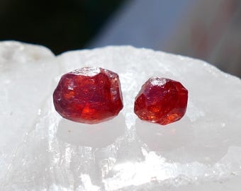 Spessartine Garnet Crystals from Laghman, Orange Garnet Mineral Specimens 2.18 *Special