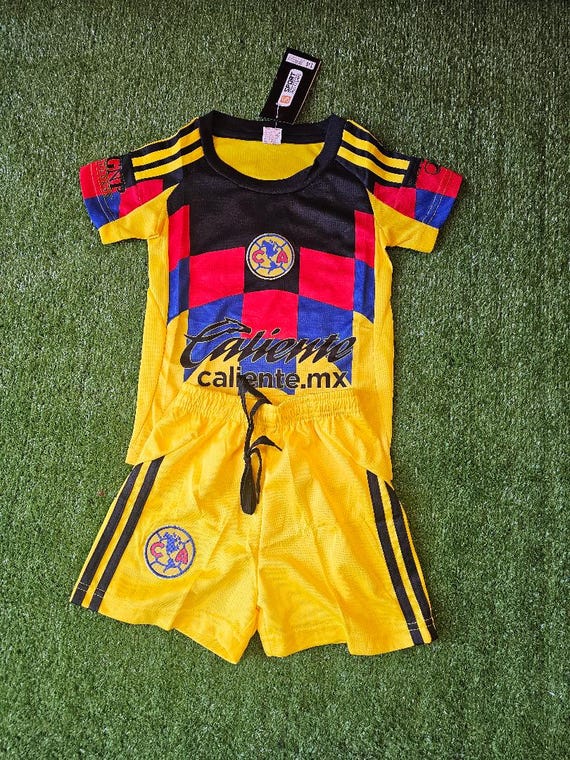 Uniforme juvenil morado del Club América (opción personalizable)