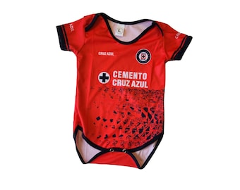 Cruz Azul Red Infant Onesie (customizable)