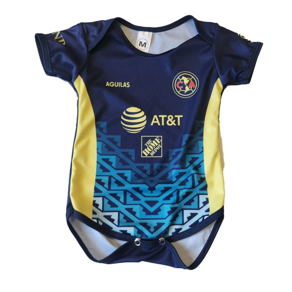 Club America Navy Infant Onesie (customizable)