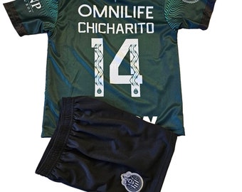Strój wyjazdowy dziecięcy Chivas de Guadalajara Chicharito