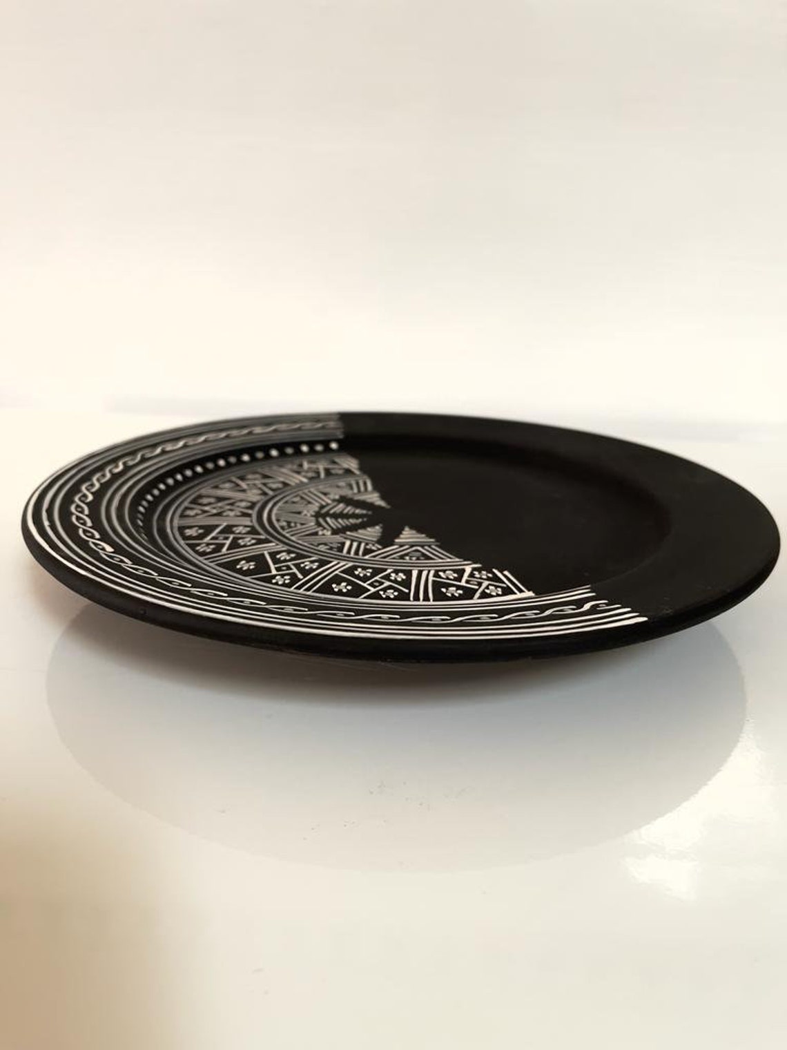 Decorative Pottery Bowl Black pottery Bowls Decorative Bowl Etsy