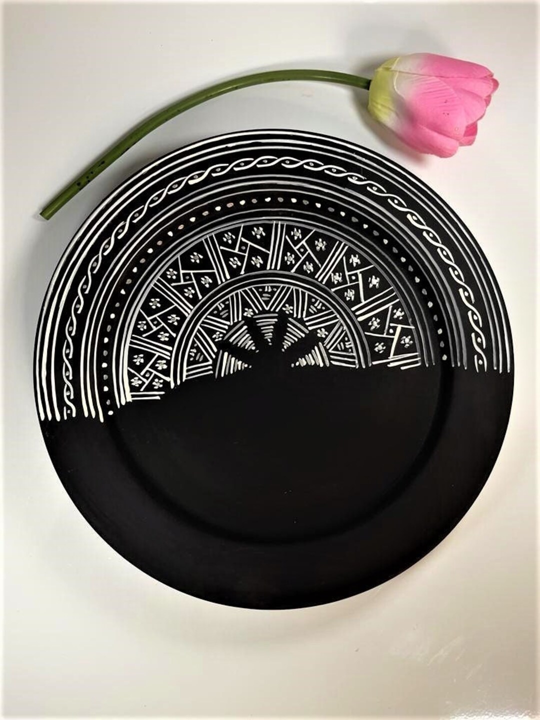 Decorative Pottery Bowl Black pottery Bowls Decorative Bowl Etsy