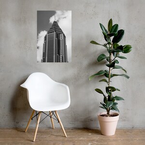 Photo paper poster of the Bank of America Plaza