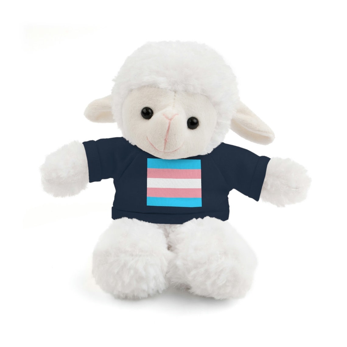 Transgender Pride Flag Stuffed Animals With Tee Etsy