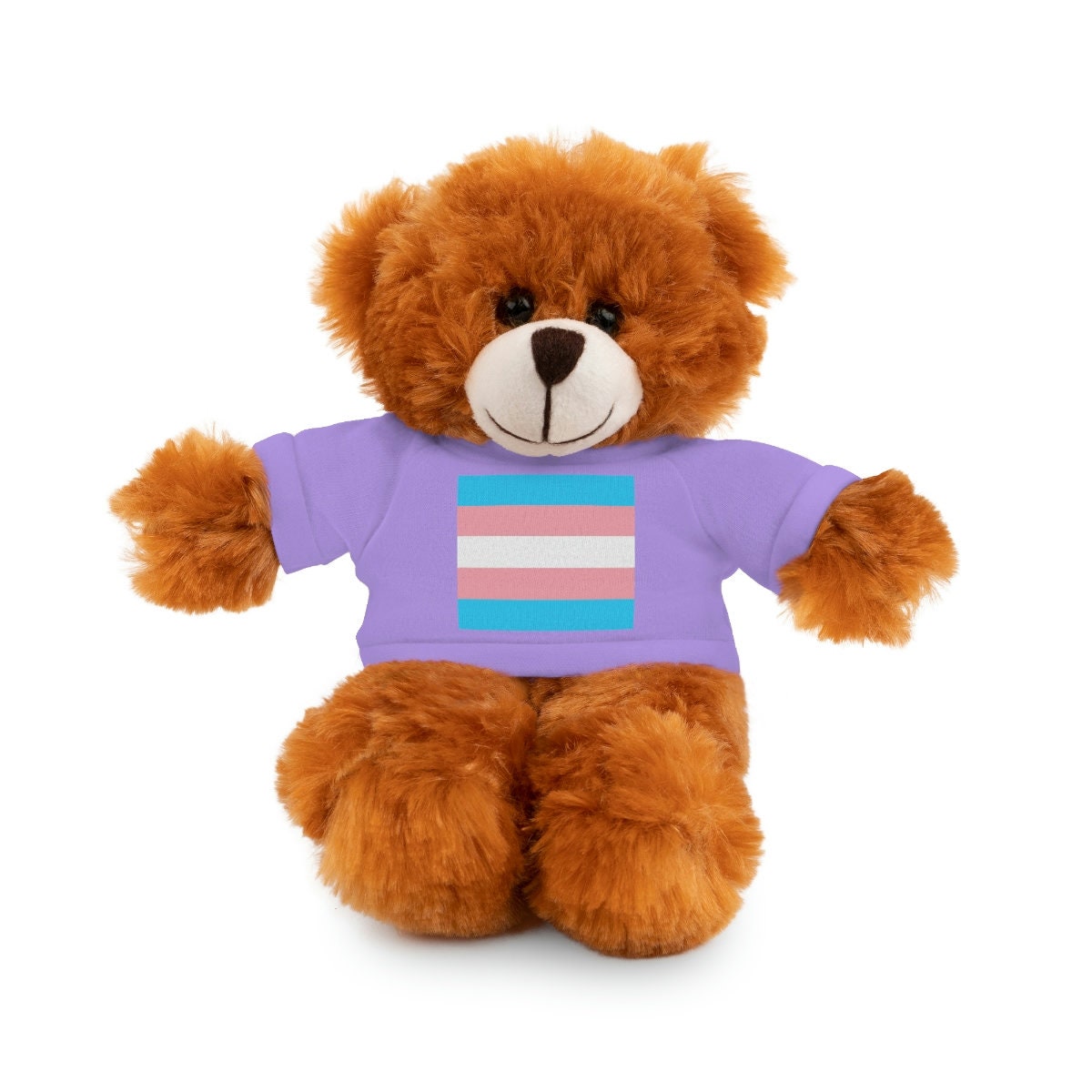 Transgender Pride Flag Stuffed Animals With Tee Etsy