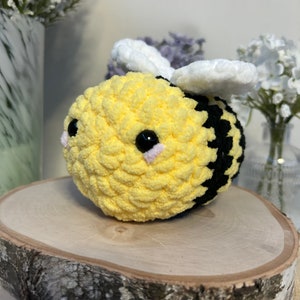 Bumble Bee Plushie - Handmade Stuffed Animal