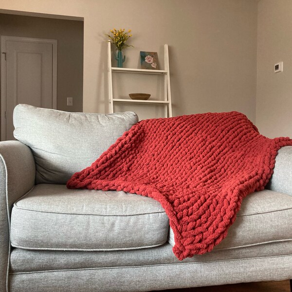 Big Chunky Blanket Etsy