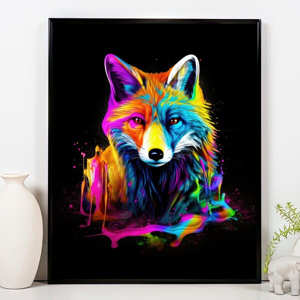 Neon Japanese Modern Art Etsy