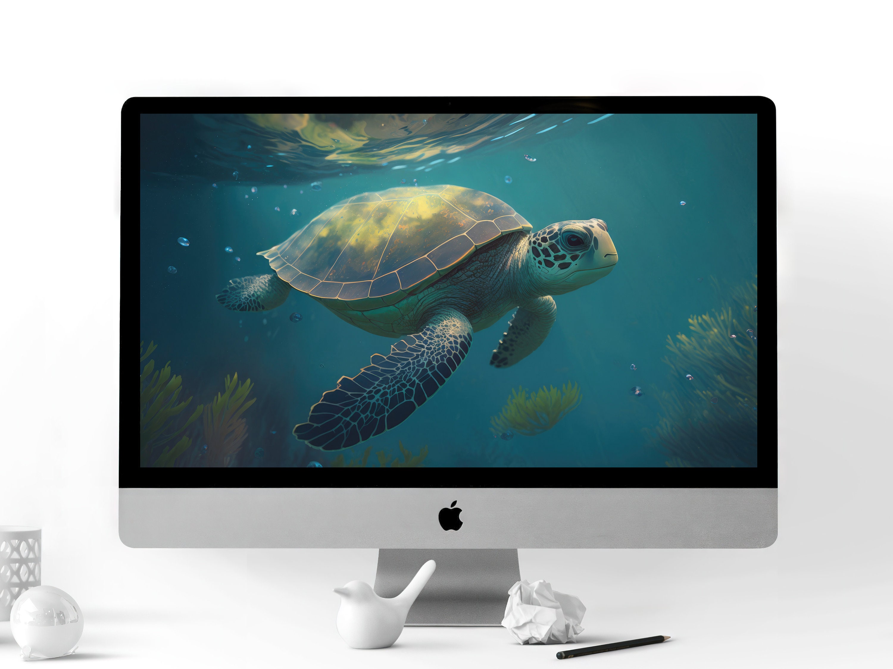 Ocean Themed Desktop Wallpaper - MacBook & PC Computer Backgrounds ...