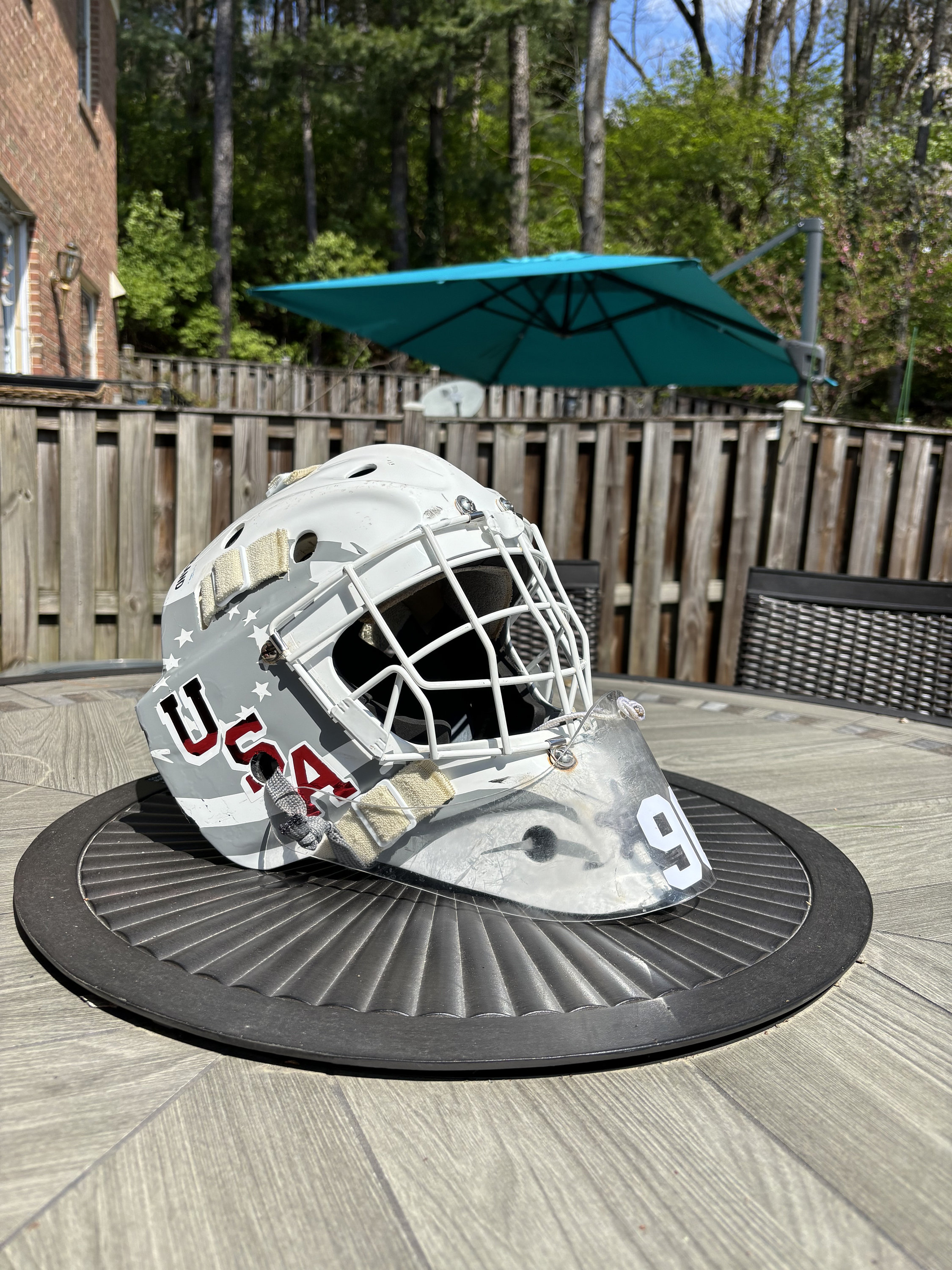 Custom Hockey Goalie Helmet Custom Vinyl Decal Etsy