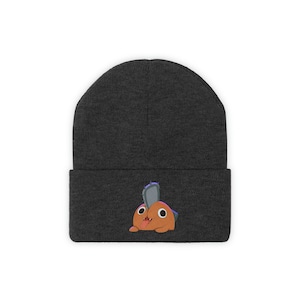 Embroidered Anime Beanie Hat , Anime Hat - Cute Gift Winter Cap Unisex, Anime Hat, Anime Gift