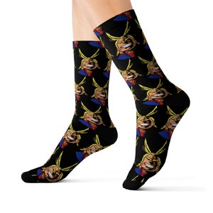 Anime Socks, Hero Socks, Custom Printed Socks - Anime Gift, Unisex Socks, Cartoon Socks