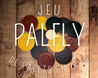 Jeu PALFLY de palets en cuir