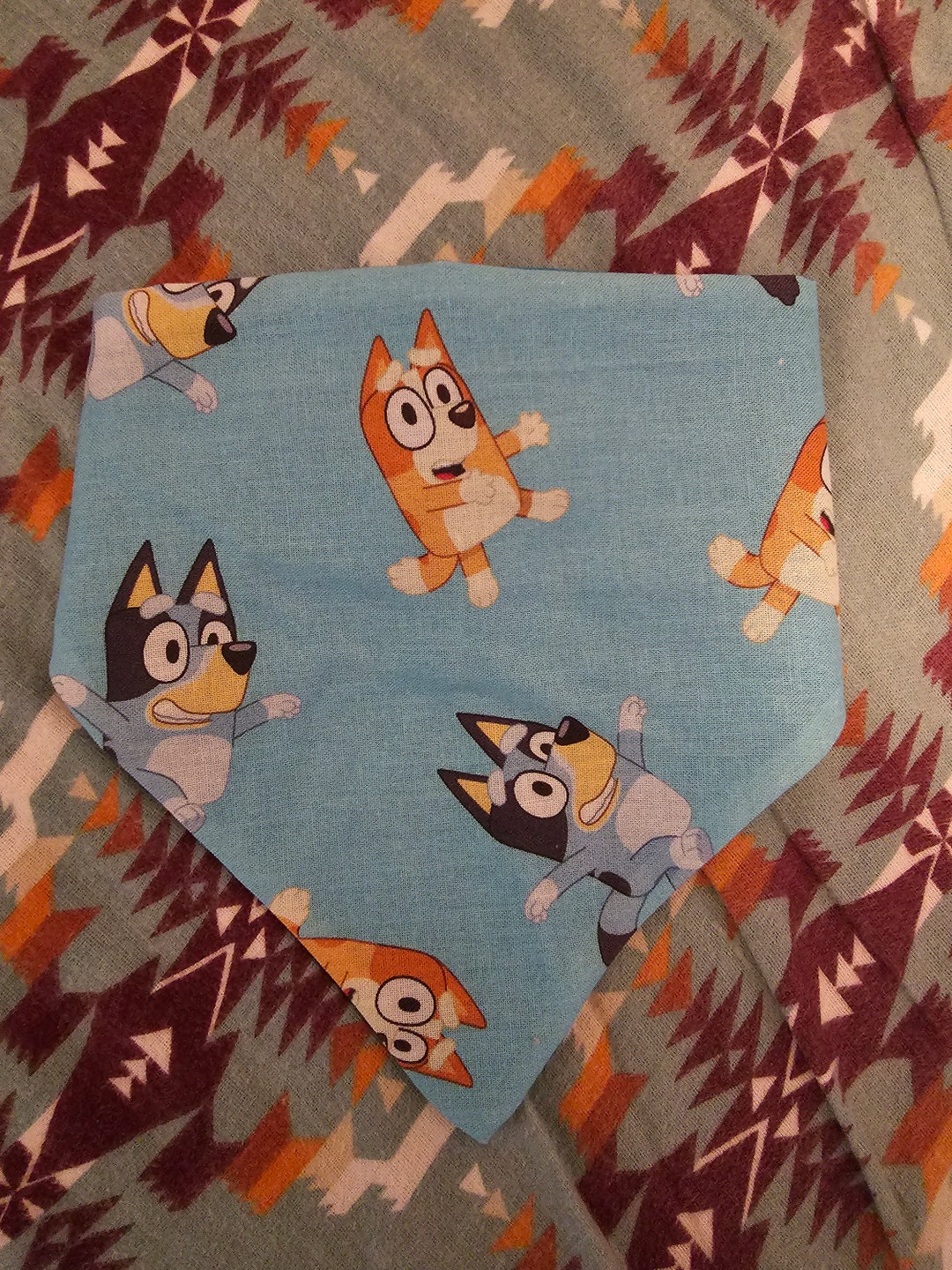 Bluey Scrunchy Dog Bandana Etsy