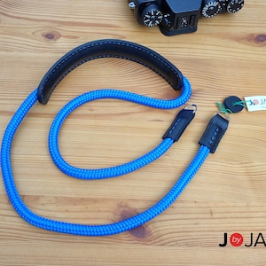 Correa de cuello hecha a mano con cuerda para cámara