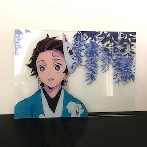 Pittura su vetro (anime o altro) - ORDINE PERSONALIZZATO