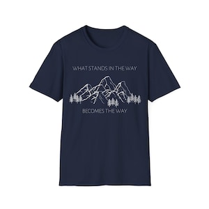 Stoic Shirts for Men, The Obstacle is the way,
