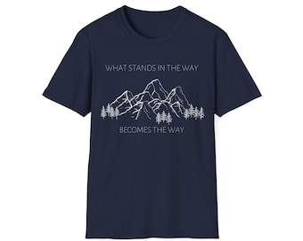 Stoic Shirts for Men, The Obstacle is the way,