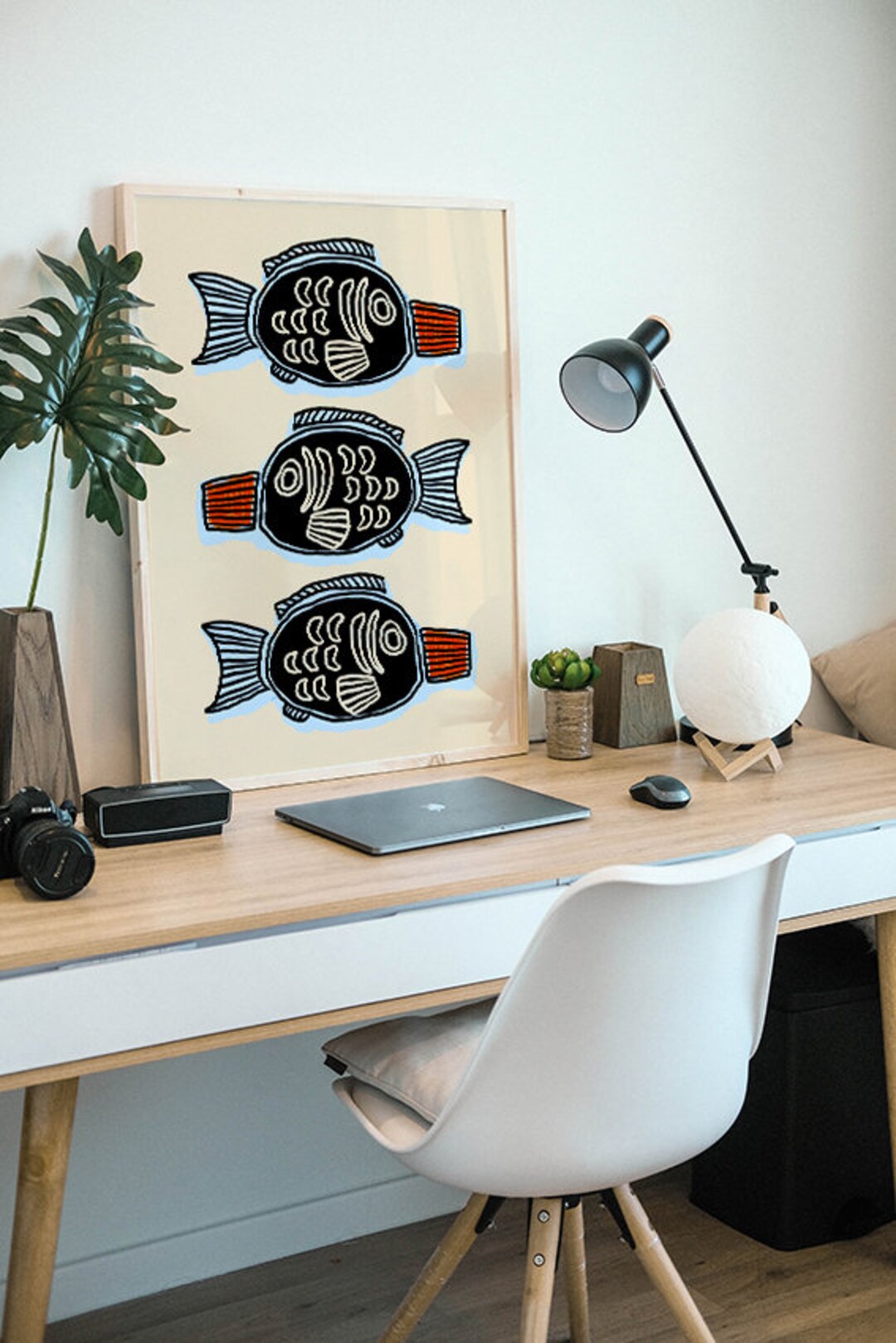 Kitchen Fish Poster Fish Bottle Sushi Japan Poster Soy Print Food Print for Kitchen ...