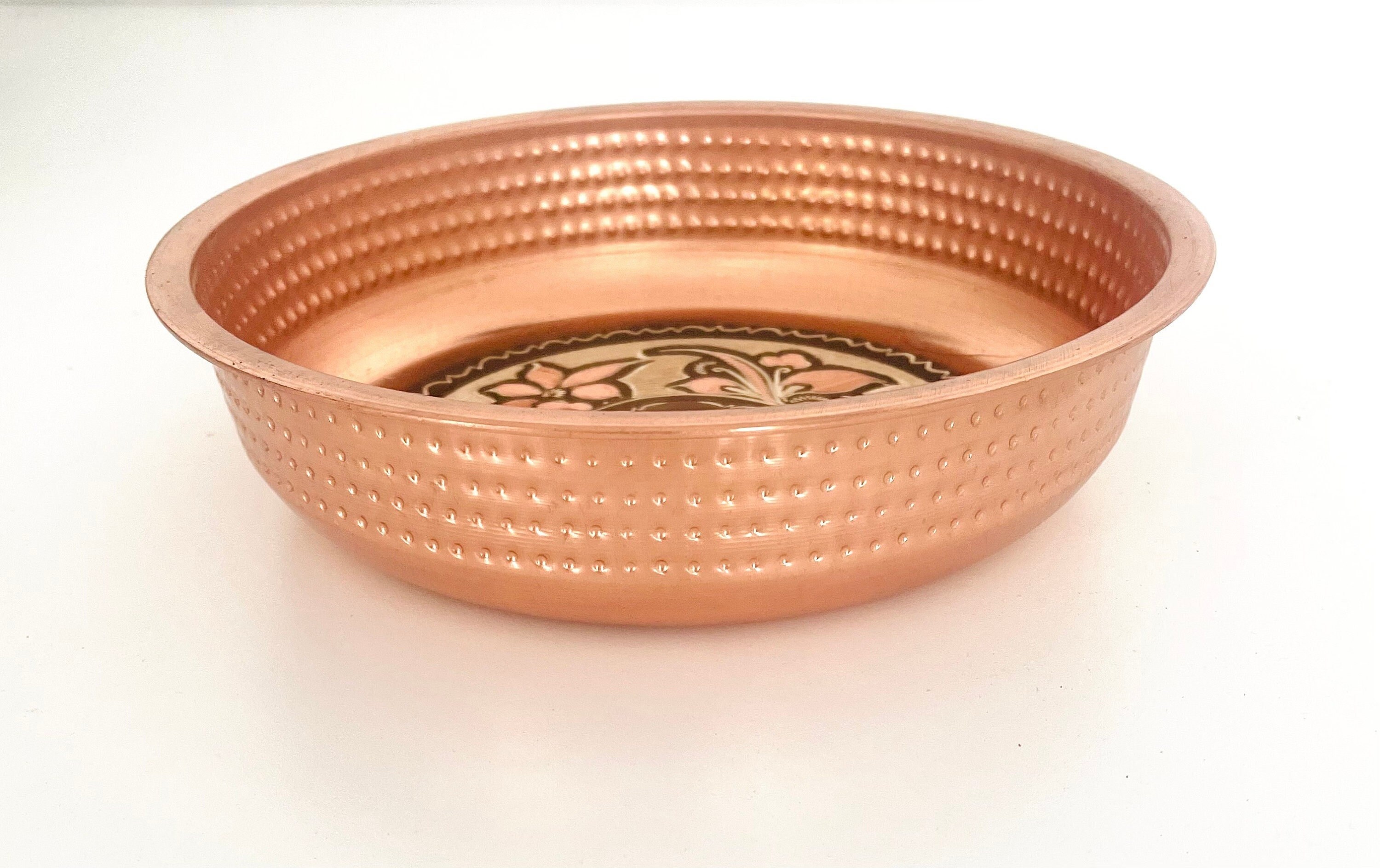 Copper Bath Bowl, Handmade Turkish Bowl, Copper Bowl, Embroidered Bowl, Turkish Bath - Etsy