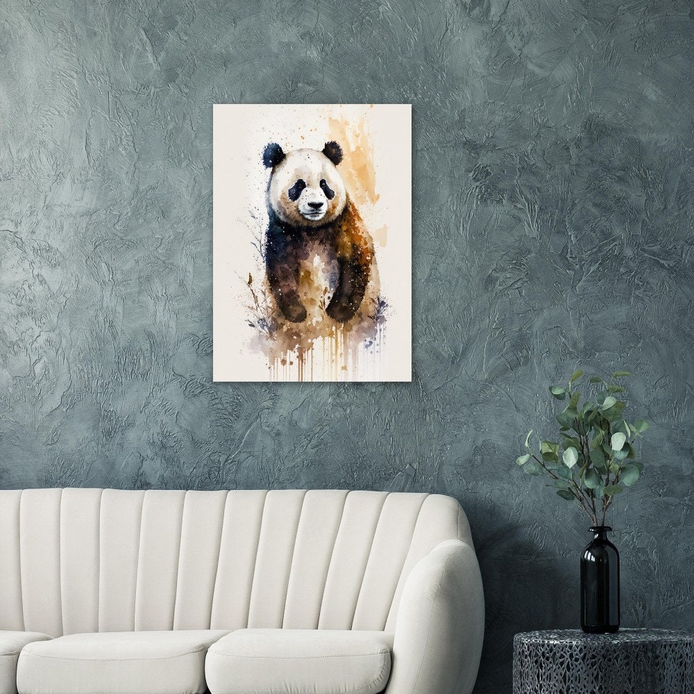 Buy Cute panda mandala art work - with galaxy streaks Handmade Painting by  NIHITHA MAHADEV. Code:ART_7940_69612 - Paintings for Sale online in India.