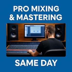 Pro Mixing and Mastering Service – Same-Day Delivery | Radio-Ready Audio for Artists & Producers