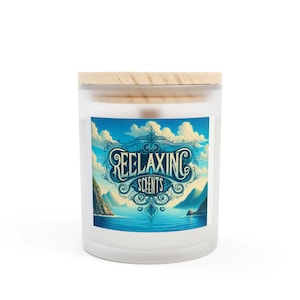 Scented Candle, Relaxing Home Aroma, Tranquil Atmosphere, Cozy Fragrance, Stress Relief Gift, Lavender Spa Decor, Calming Essential Oil