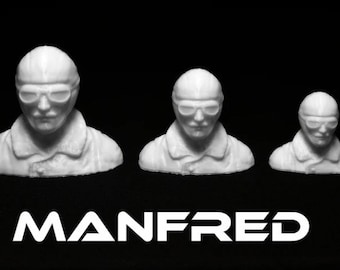 3D Printed R-C Pilot Figures