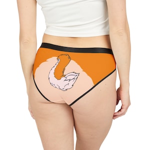 Ropa interior femenina con estampado de zorros imagen 1