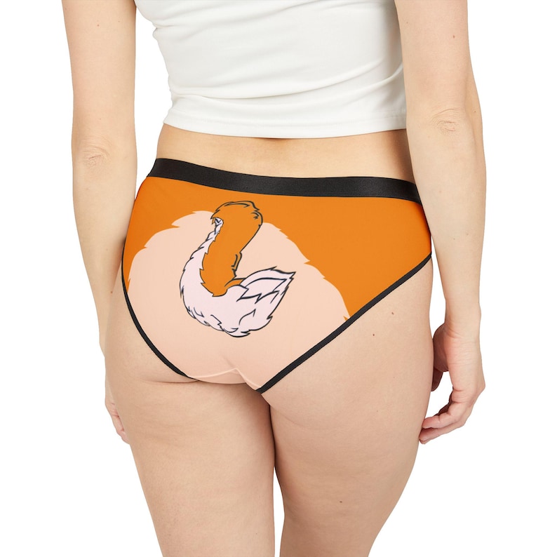 Ropa interior femenina con estampado de zorros imagen 1