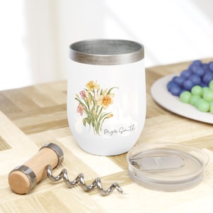 Personalized Chill Wine Tumbler, Coffee Tumbler, Gift for Wine Lovers, Custom Insulated Cup, Wine Gift, Coffee Lover Gift