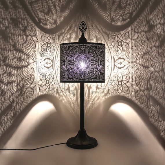 Moroccan Table Lamp Shade Turkish Effect Pattern