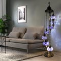 Turkish Mosaic Floor Lamp, 7 Globe Standing Lights, Stain Glass Lamp, Moroccan Floor Lamp, Turkish Floor Lamp,