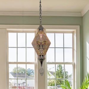 Lantern Moroccan Pendant Hallway Pattern Hanging Lamp