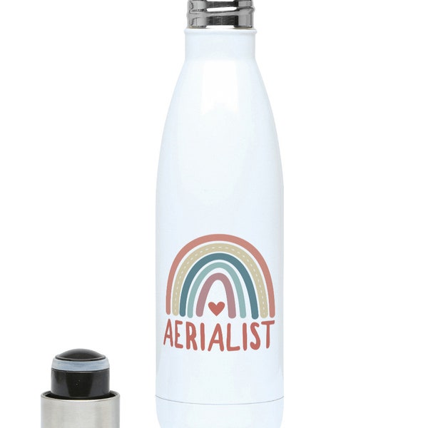 500ml Aerialist Water Bottle - Gift for Her - Aerial Hoop Lyra Silks Rope Straps Pole Dancing - Aerial Gift