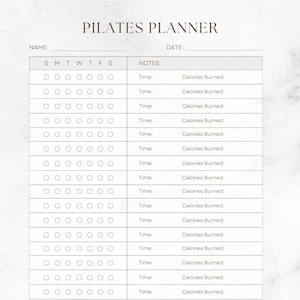 Pilates Planner