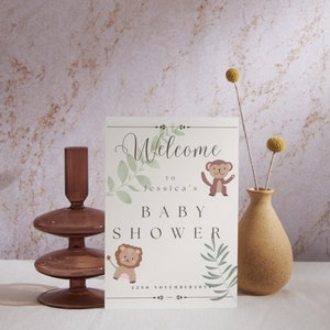 Baby-Dusche-Willkommens-Zeichen, Baby-Dusche-Zeichen, Baby-Dusche, Willkommensschild, Baby, Baby-Dusche-Spiele, personalisiertes Baby, Digital