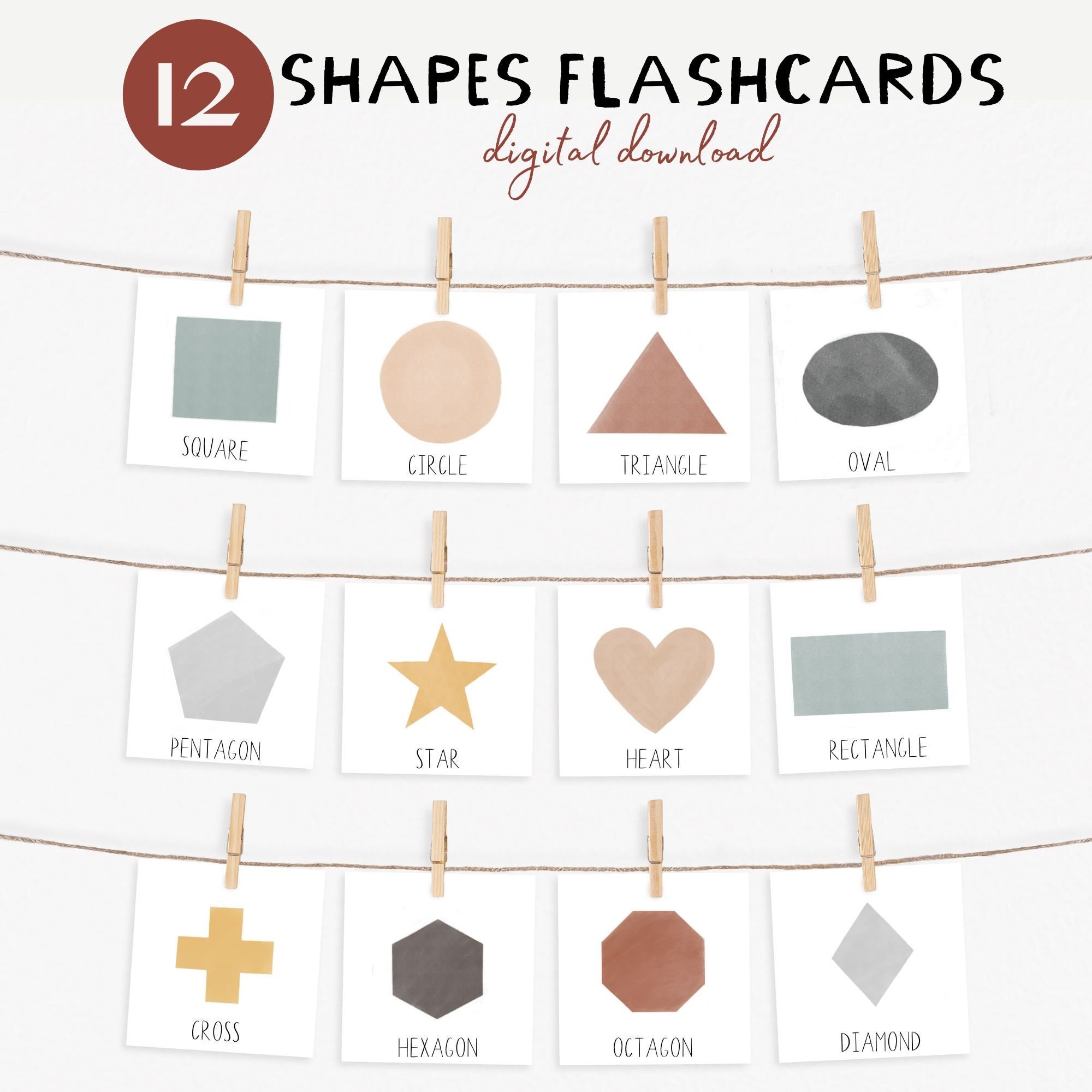 Geometry Shapes Flashcards
