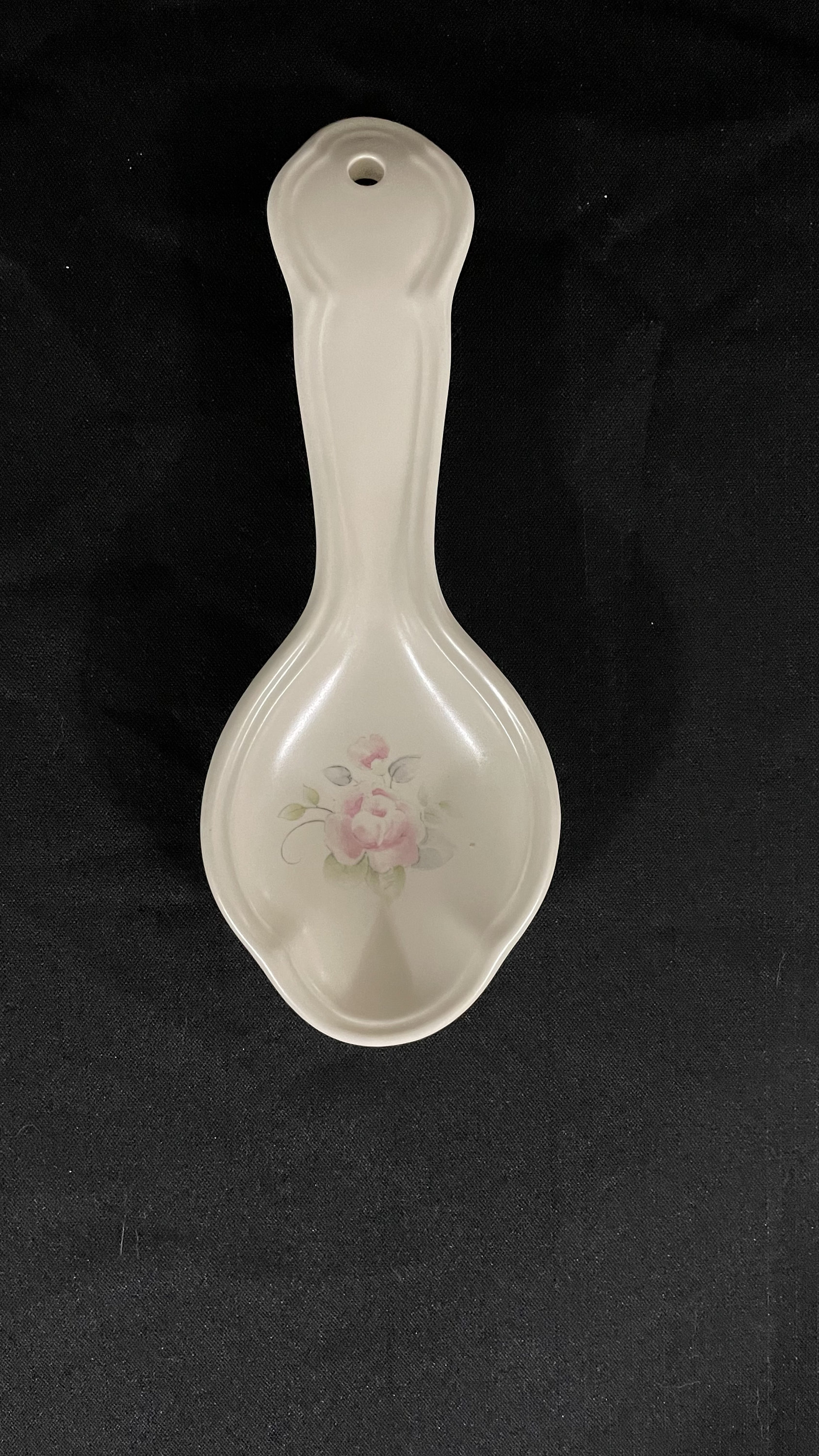 Pfaltzgraff tea 2025 rose spoon rest