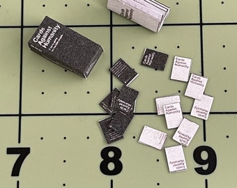 Miniature Cards Against Humanity 1:12th Scale Dollhouse Games PDF DIGITAL DOWNLOAD
