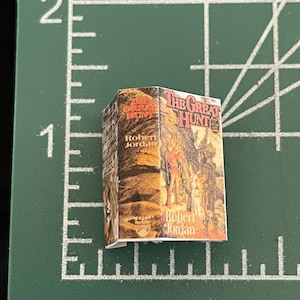 Miniature Book The Great Hunt Book 2 WOT 1:12th Scale DIGITAL DOWNLOAD