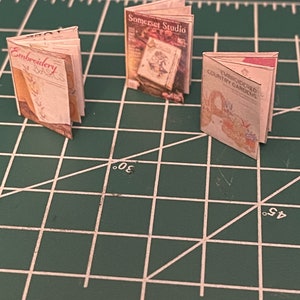 Miniature Bundle 10 Magazines, Craft, Art, Activity bundle 1:12th Scale PDF DIGITAL DOWNLOAD