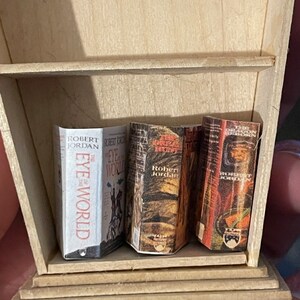 Miniature Book Bundle WOT 1-3 Books. PDF DIGITAL Download Miniature Library